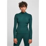 Women's sweater with ribbed knit with turtleneck jasper