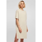 Women's Organic Oversized T-Shirt with Soft Grass Slit