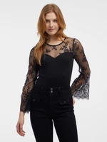 Orsay Black Women's Lace Bodysuit - Women's