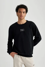 DEFACTO Regular Fit Printed Long Sleeve Sweatshirt