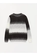 LC Waikiki Crew Neck Color Block Long Sleeve Boy Knitwear Sweater