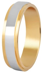 Beneto Exclusive Dámský bicolor prsten z oceli SPD05 55 mm