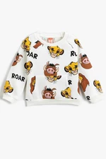 Koton The Lion King Printed Sweatshirt Licensed