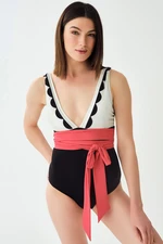 Dagi Women's Black Triangle Swimsuit