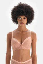 Dagi Salmon Underwired Unfilled Buy Detail Lace Bra