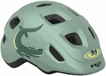 MET Hooray Teal Crocodile/Matt S (52-55 cm) Kinder fahrradhelm