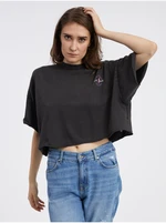 Black Women's Oversize T-Shirt ONLY Lucy - Women