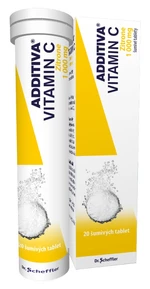 ADDITIVA Vitamin C 1000 mg Zitrone 20 šumivých tablet