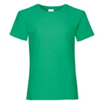 Valueweight Fruit of the Loom Girls' Green T-shirt