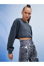 Koton Oversize Crop Athlete Sweatshirt