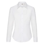 White lady-fit classic shirt Oxford Fruit Of The Loom