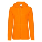 Orange hoodie Lady fit Fruit Of The Loom