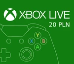 XBOX Live 20 PLN Prepaid Card PL