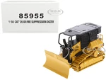 CAT Caterpillar D5 XR Fire Suppression Track Type Dozer Yellow "High Line" Series 1/50 Diecast Model by Diecast Masters