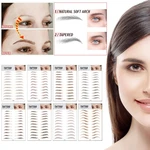 Eyebrow Sticker Non-toxic Tattoo Sticker Makeup Supplies Waterproof Lasting Eyebrow Sticker Bionic brow tools