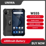 UNIWA W555 Smartphone Android 12 4G Cellphone 5.71 Inch 3GB 32GB MT6761 Quad Core Mobile Phone 13MP Rear Camera 4000mA NFC