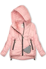 Steppjacke mit Kapuze Rosa