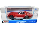 1970 Chevrolet Corvette Convertible Red 1/24 Diecast Model Car by Maisto