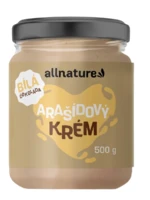 ALLNATURE Arašidový krém s bielou čokoládou 500 g