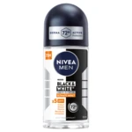 NIVEA Black&White Invisible Ultimate Impact Guľôčkový antiperspirant pre mužov 50 ml