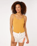 Rip Curl AMANTEA RIB TOP Gold Tank Top