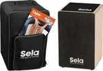 Sela Primera Black Bundle Black Dřevěný cajon