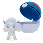 Orbico Pokémon Clip and Go Great Ball - figúrka Alolan Vulpix