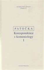 Korespondence s komeniology I. - Jan Patočka