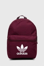 Ruksak adidas Originals bordová farba, veľký, s potlačou