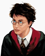 Zuty Malování podle čísel Harry Potter portrét