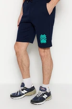 Trendyol Shorts - Dark blue - Normal Waist