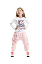 mshb&g Hip-Hop Girls Pink Sweatpants+T-Shirt