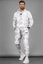 Madmext Gray Tie Dye Men's Tracksuit Set 4758