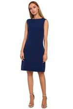 Made Of Emotion Woman's Dress M490 Navy Blue