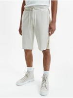 Cream men's sweat shorts Calvin Klein Jeans