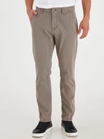 Beige Chino Pants Blend - Men