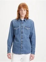 Levi&#39;s Blue Mens Denim Shirt Levi&#39;s® Western - Men