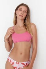 Trendyol Pink Bikini Top with Back Detail