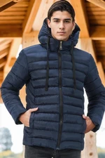 M8658 DEWBERRY MEN'S COAT-DARK NAVY BLUE