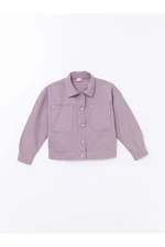 LC Waikiki LCW Kids Light Plum Girls Jean Jacket