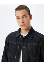 Koton Pocket Detailed Buttoned Cotton Denim Jacket