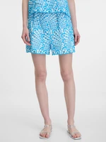 Orsay Blue women's patterned shorts - Women's