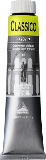 Maimeri Classico Pittura a olio Cinnabar Green Yellow 200 ml 1 pz