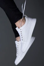 Riccon White Unisex Sneakers 0012957