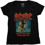 AC/DC Camiseta de manga corta Blow Up Your Video Womens Black S