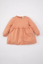 DEFACTO Baby Girl Long Sleeve Basic Dress