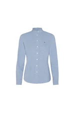 Tommy Hilfiger Košeľa - RECYCLED OXFORD REG  LS SHIRT modrá