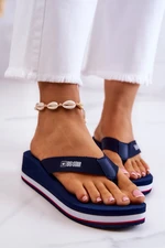 Női flip-flop Big Star Navy blue