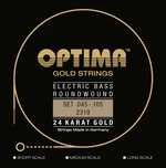 Optima 2319.L 24K Gold Strings Long Scale Medium Light Struny pre basgitaru