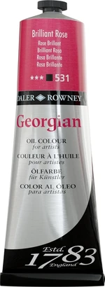 Daler Rowney Georgian Vopsea cu ulei Brilliant Rose 225 ml 1 buc